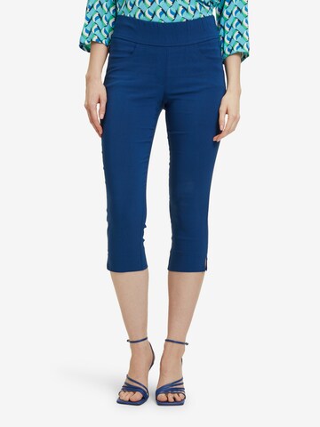 Betty Barclay Skinny Stretch-Hose ohne Verschluss in Blau: predná strana