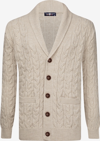 Pullover di Jimmy Sanders in beige: frontale