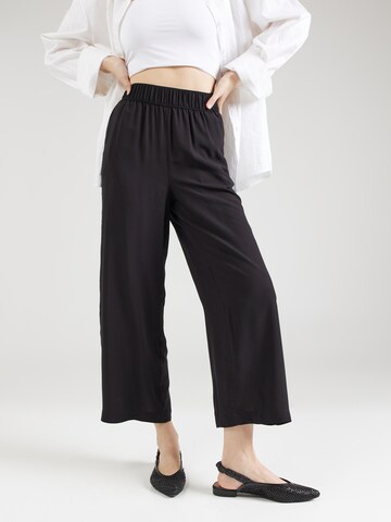 Wide Leg Pantalon s.Oliver en noir : devant