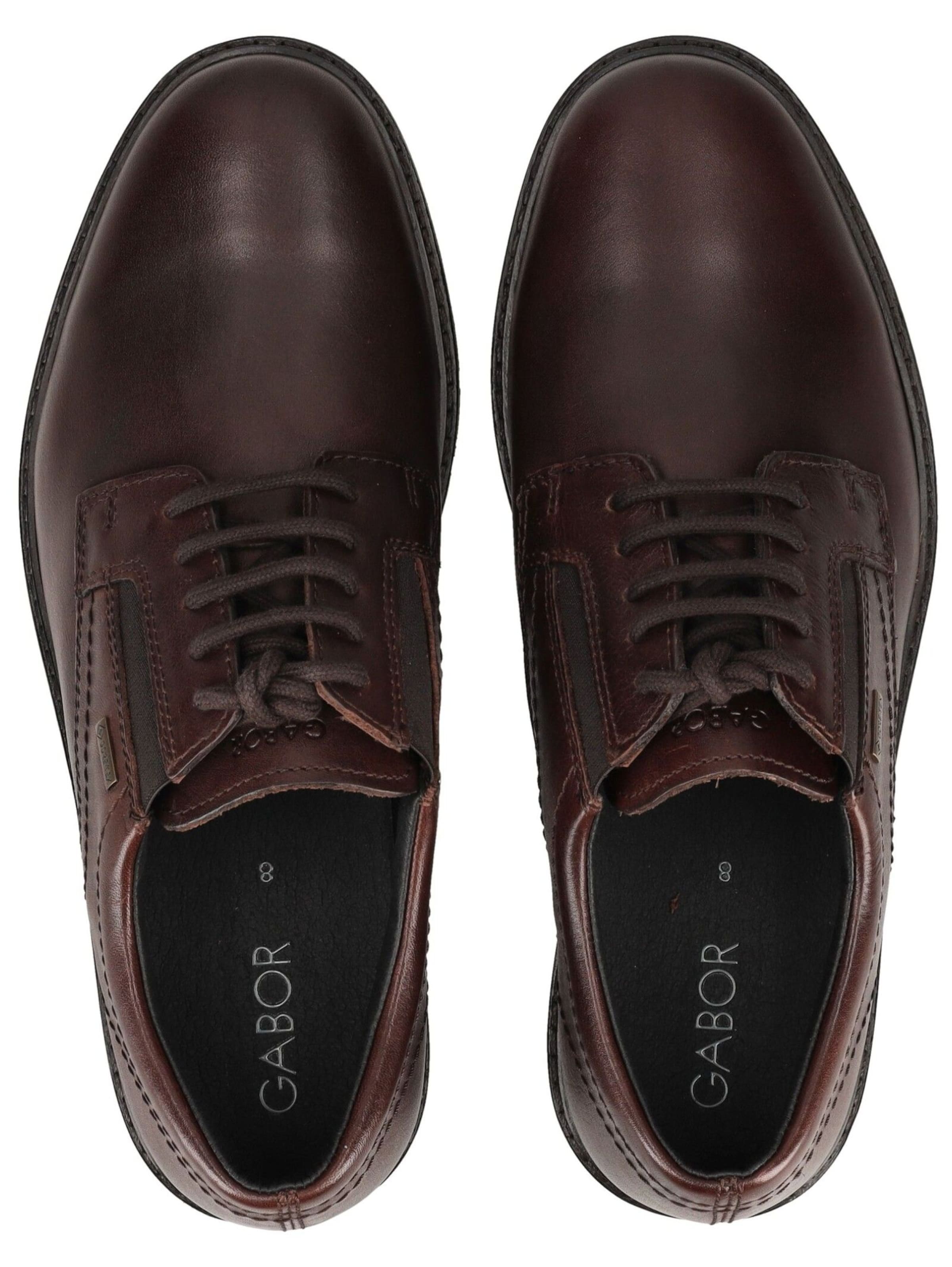 Chaussure à lacets GABOR en marron : au dessus