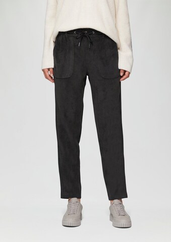 Regular Pantalon s.Oliver en noir : devant