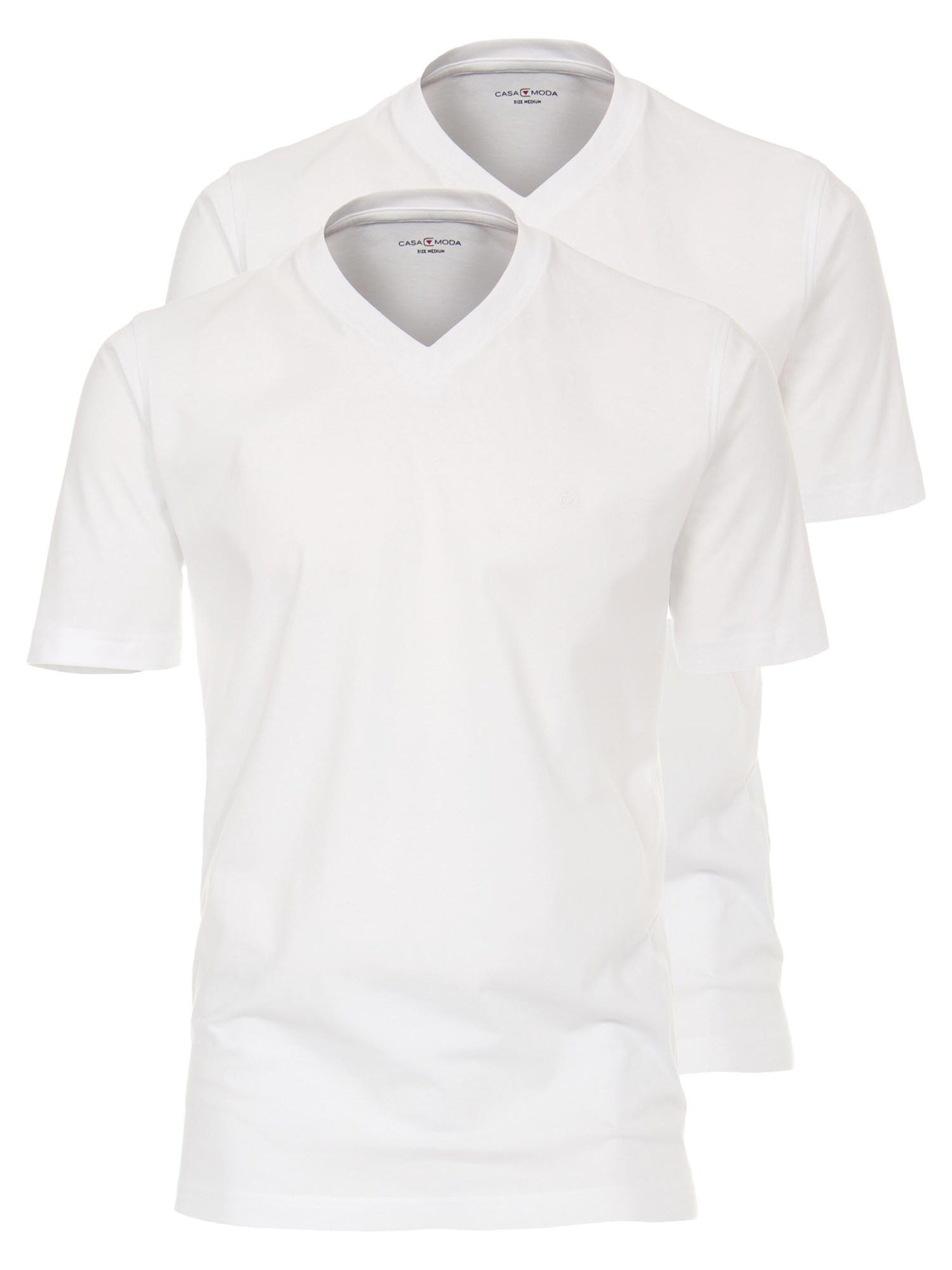 CASAMODA Shirt 'Basic'‌‌‌‌‌‌‌‌‌‌ in Weiß: Vorderseite