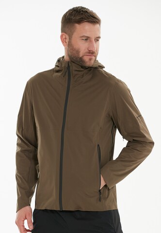 ENDURANCE Athletic Jacket 'Komint' in Green: front