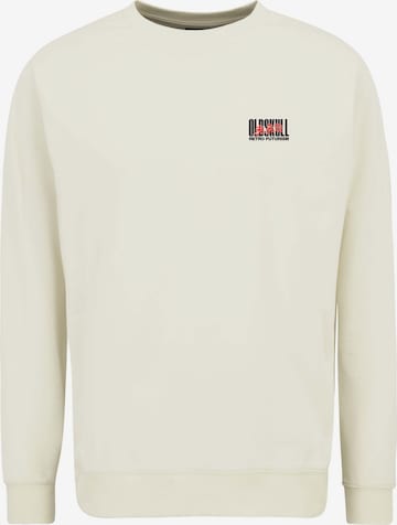 Oldskull Sweatshirt 'Asian Futurism Rider' in White: front