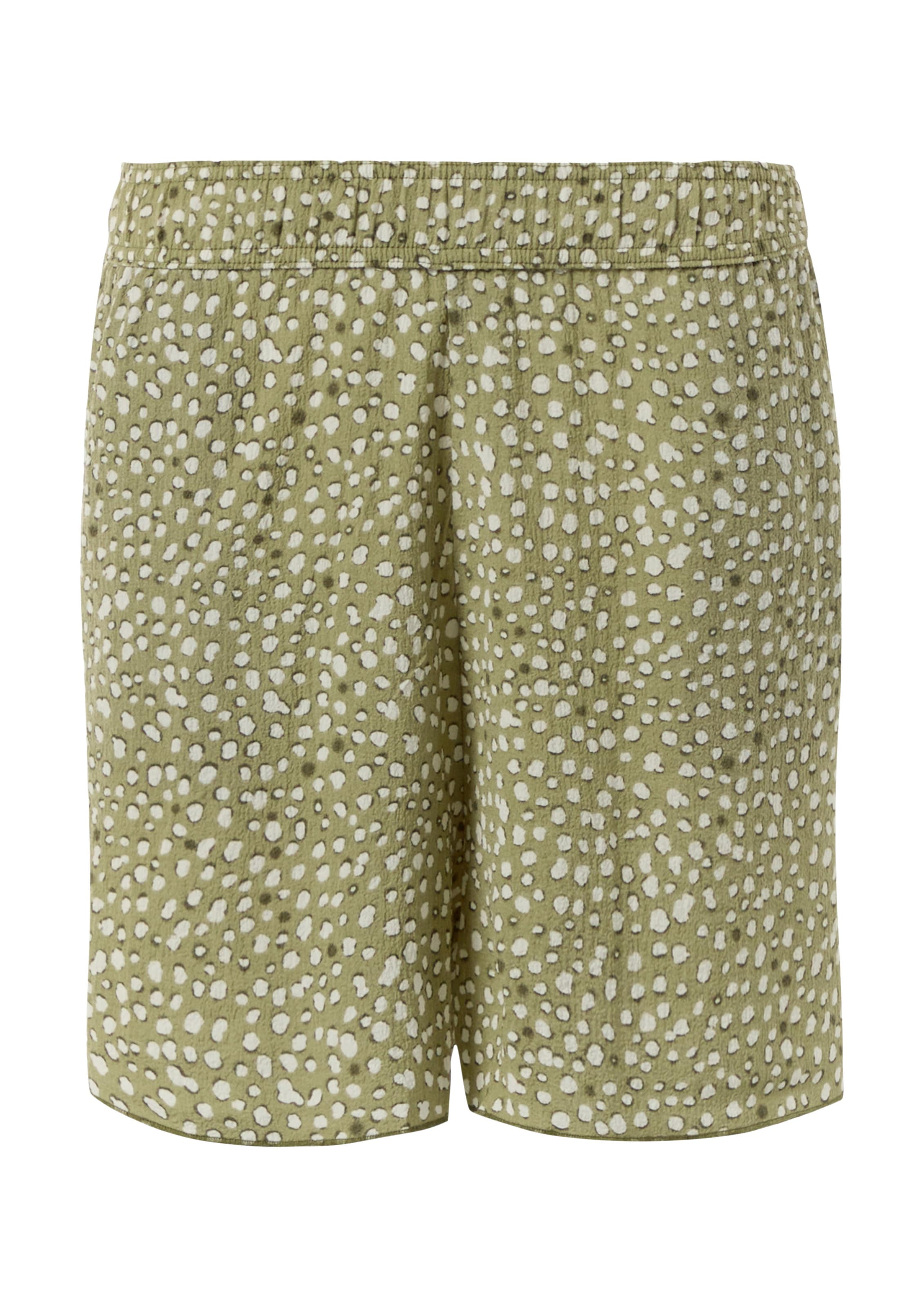 QS Regular Broek in Groen: voorkant