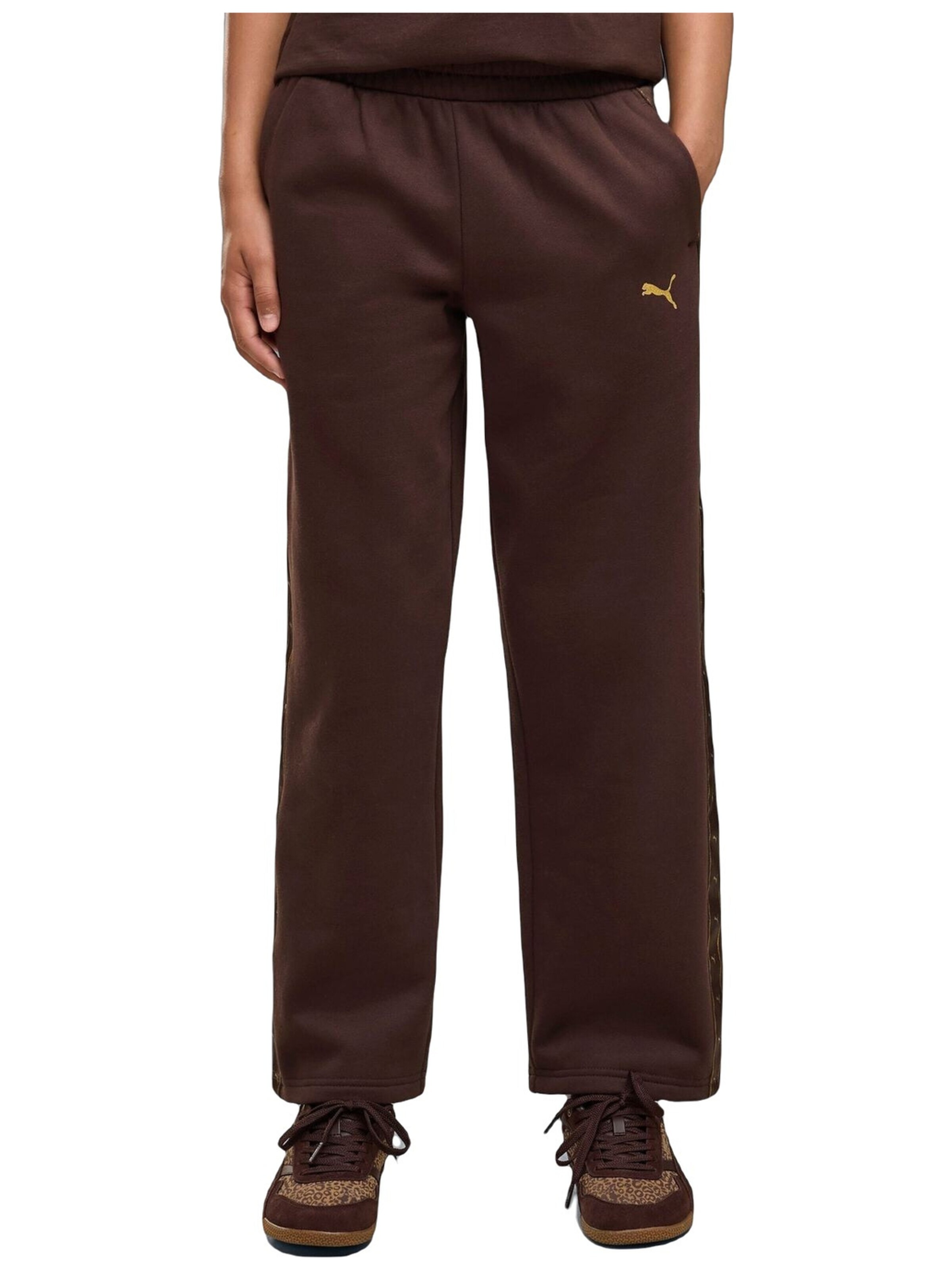 PUMA Pantalón deportivo 'Puma Ess Tape Relaxed Sweatpants Fl G' en 128 en rojo, Vista del producto
