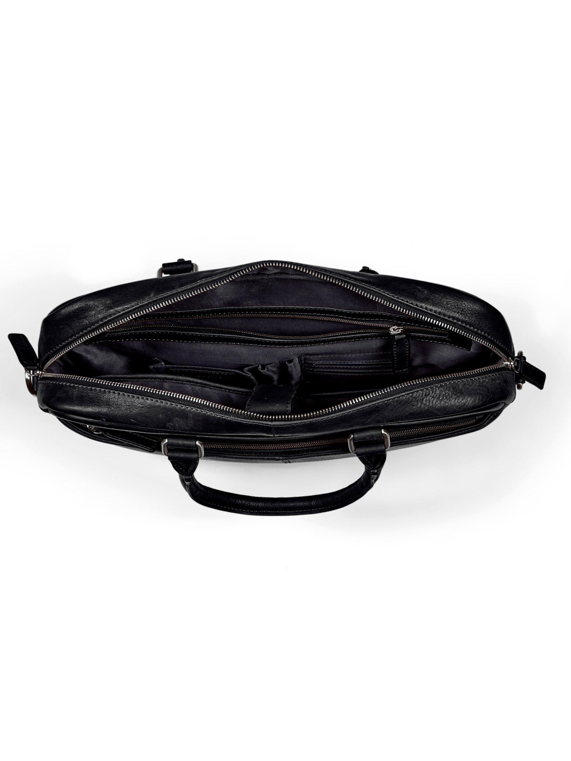 Valigetta ventiquattrore 'Howard Carter Bag Black' di Howard London in nero