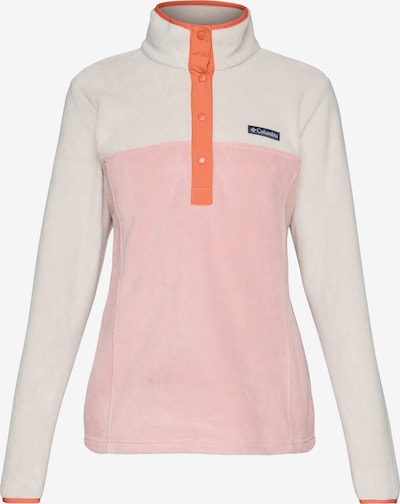 Sportinis megztinis 'Benton Springs' iš COLUMBIA, spalva – oranžinė / pastelinė raudona / balta, Prekių apžvalga