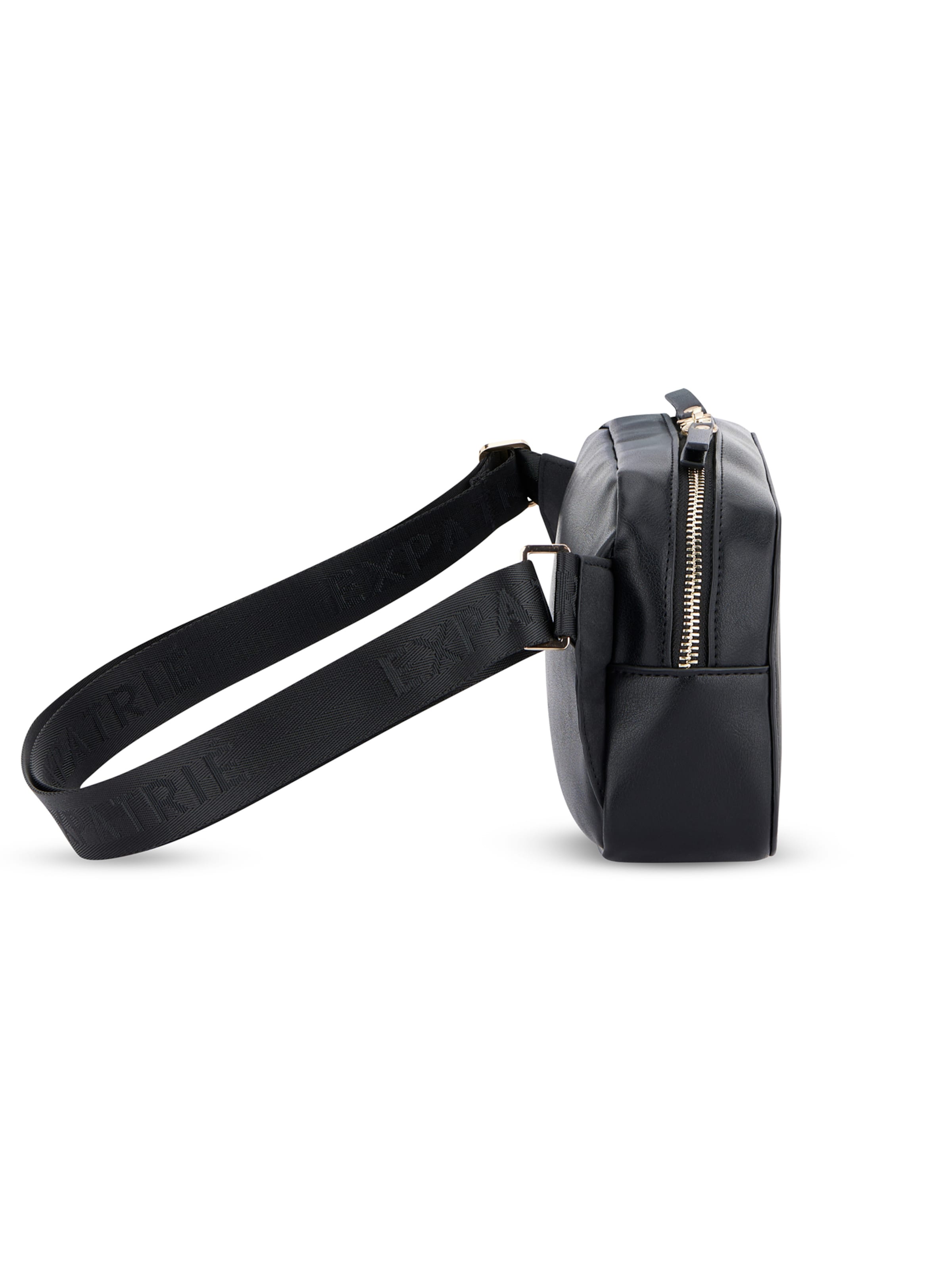 Expatrié - Bolso de hombro 'Fleur' en negro