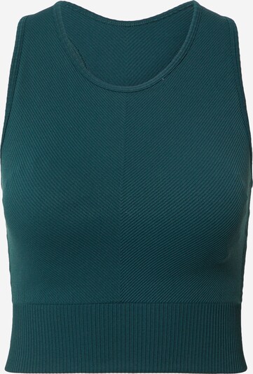 Sutien sport 'Flow' Athlecia pe verde smarald, Vizualizare produs