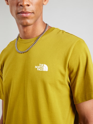 Maglietta 'SIMPLE DOME' di THE NORTH FACE in giallo