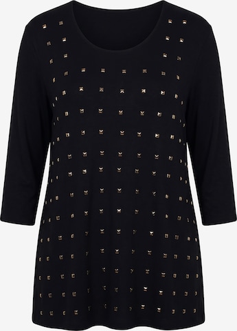 Ulla Popken Shirt in Schwarz: Vorderseite