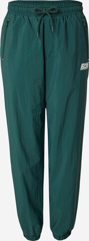 FCBM Zwężany krój Spodnie 'Enzo' w kolorze zielony: przód