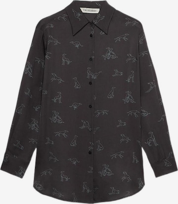 Trussardi - Blusa en negro: frente