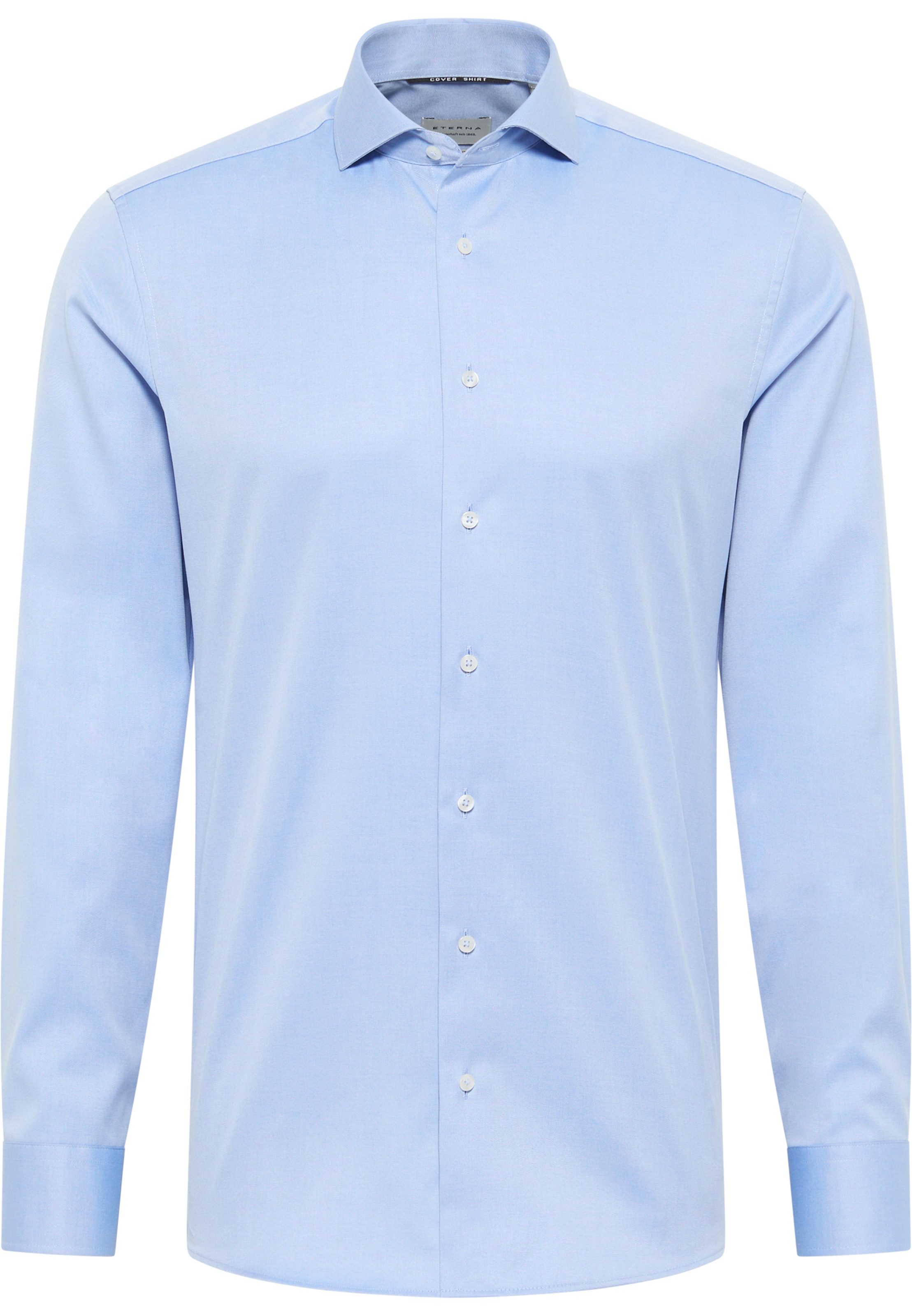 ETERNA Slim Fit Hemd in Blau: Vorderseite