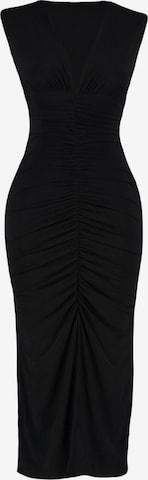 TrendyolHaljina - crna boja: prednji dio