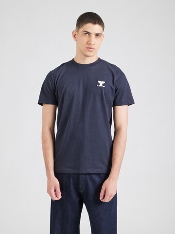 Maglietta '0195' di Casual Friday in blu: frontale