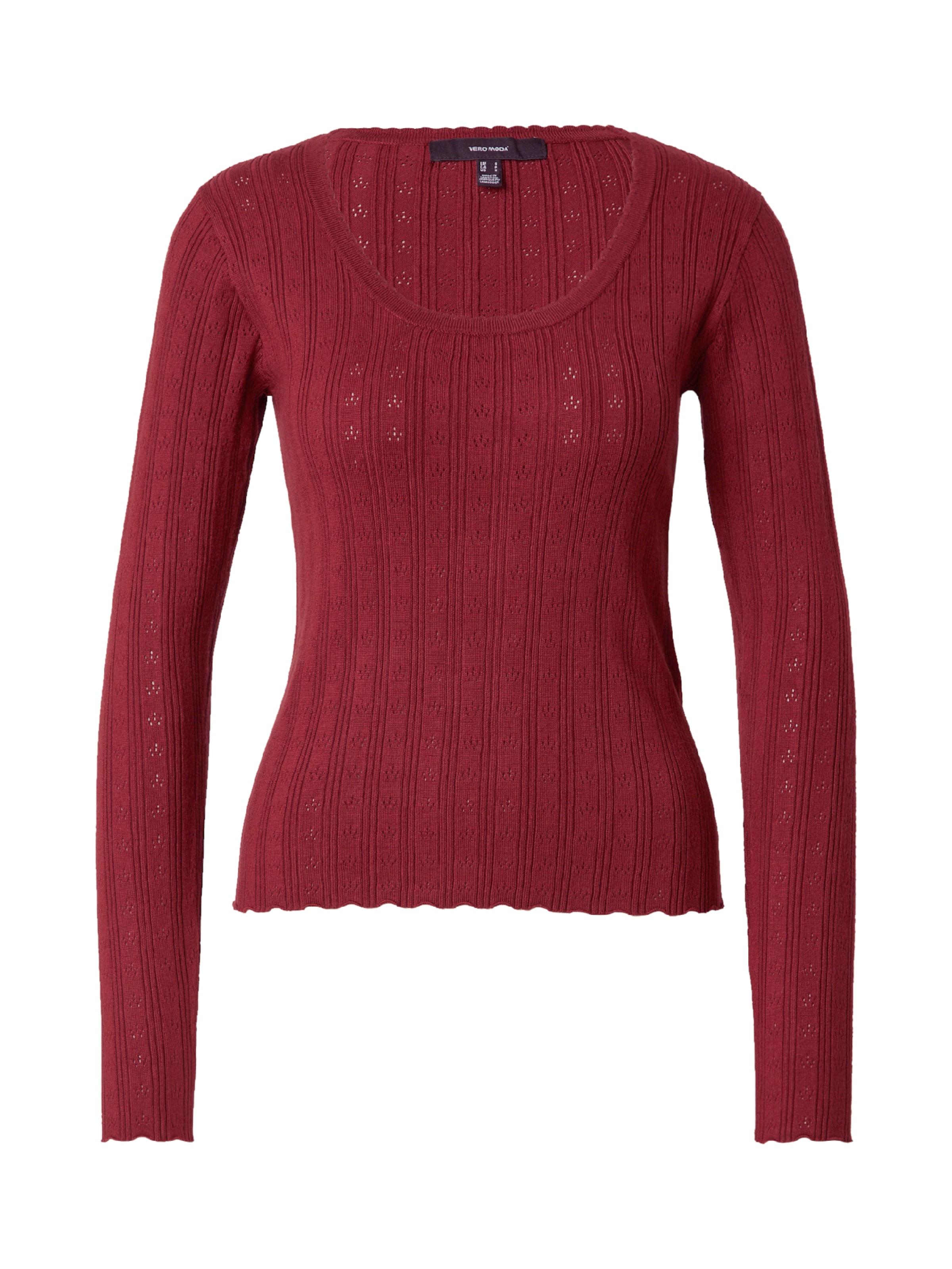 VERO MODA Свитер 'VMWILLOW ' в Красный: спереди