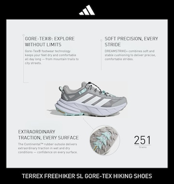 Chaussure basse 'Freehiker SL' ADIDAS TERREX en gris