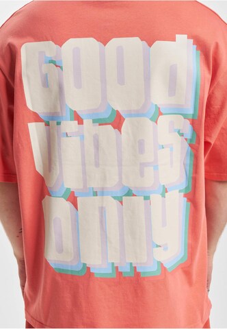 2Y Studios Shirt 'Good Vibes Only' in Oranje