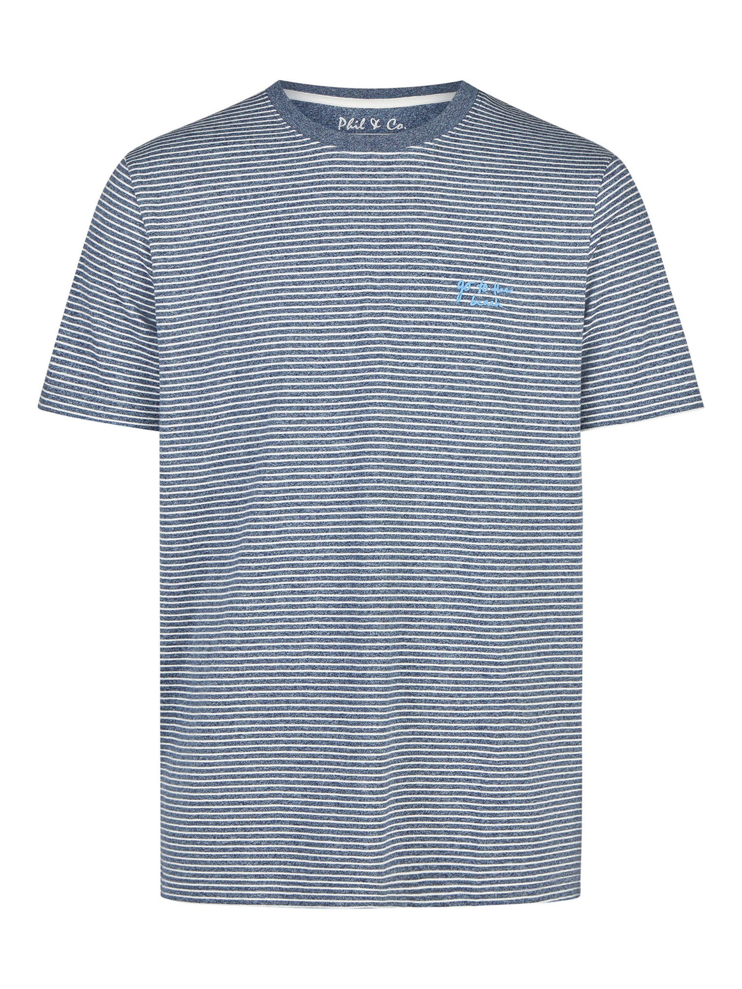 Phil & Co. Berlin Pajama short ' Classics ' in Blue