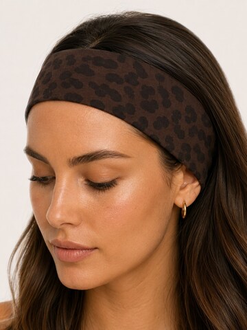 Bandeau de transpiration ' Velvara ' Smilodox en marron : devant