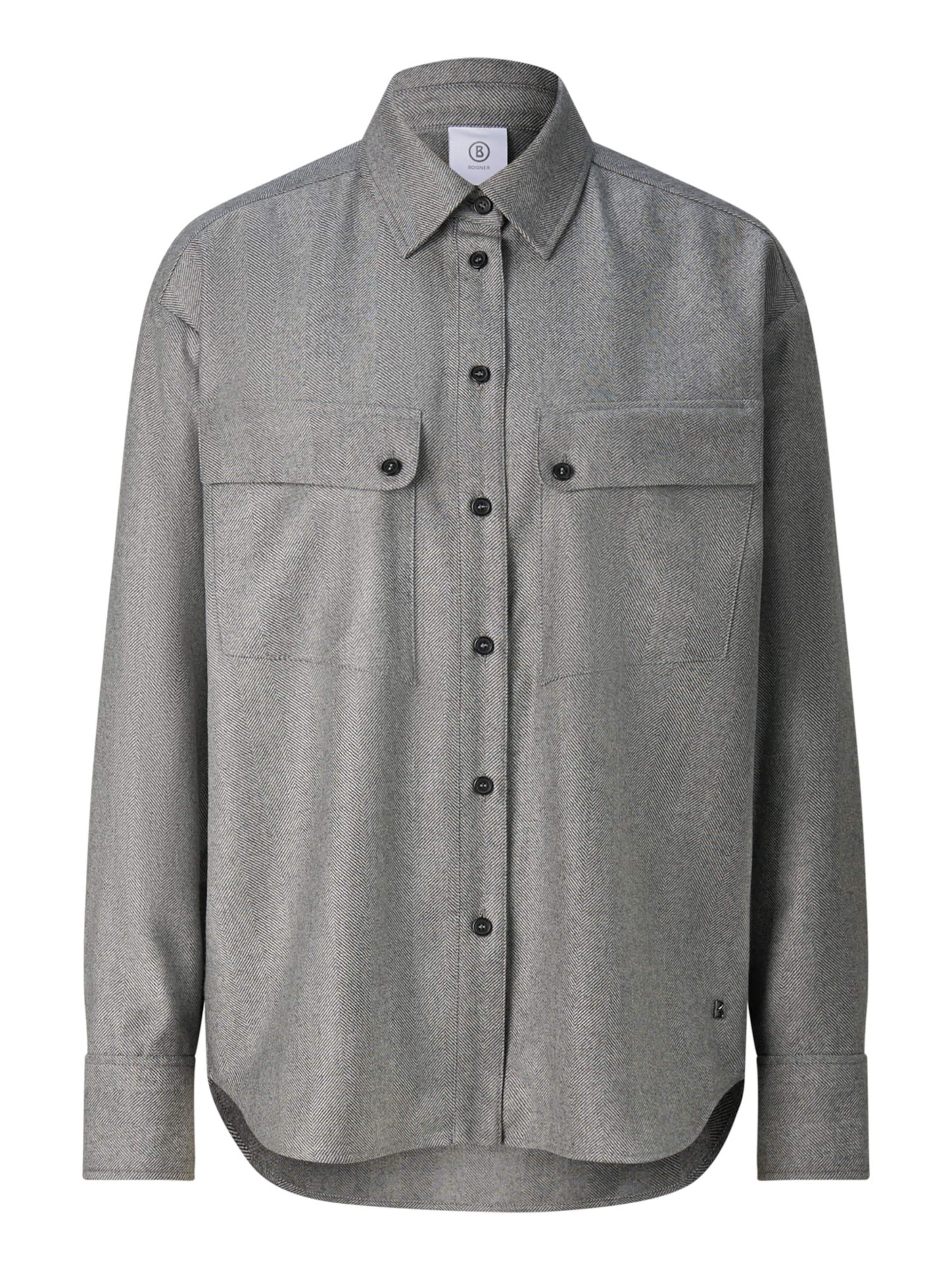 BOGNER Bluse in Grau: Vorderseite