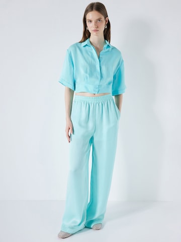 Wide Leg Pantalon Ipekyol en bleu : devant