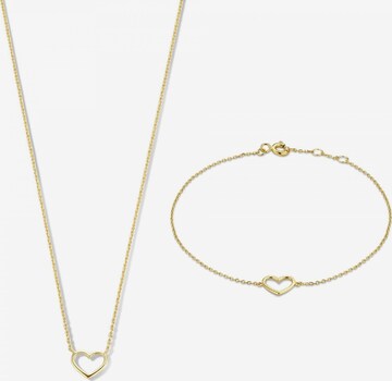 Isabel Bernard Jewelry Set in Gold: front