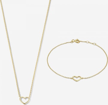 Isabel Bernard Jewelry Set in Gold: front