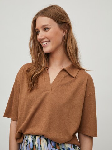 VILA Shirt 'Tracy' in Brown