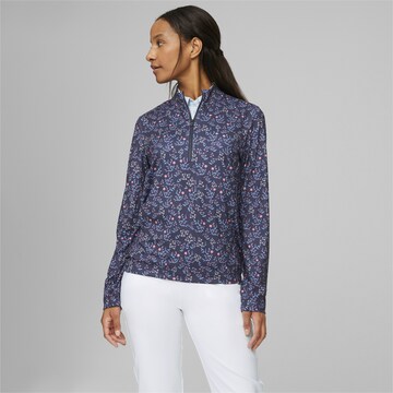 PUMA Sportpullover in Blau: Vorderseite
