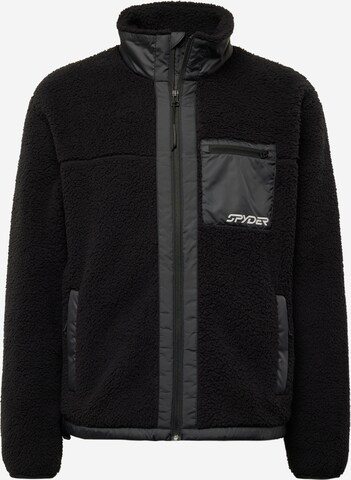 Spyder Функциональная флисовая куртка в Черный: спереди
