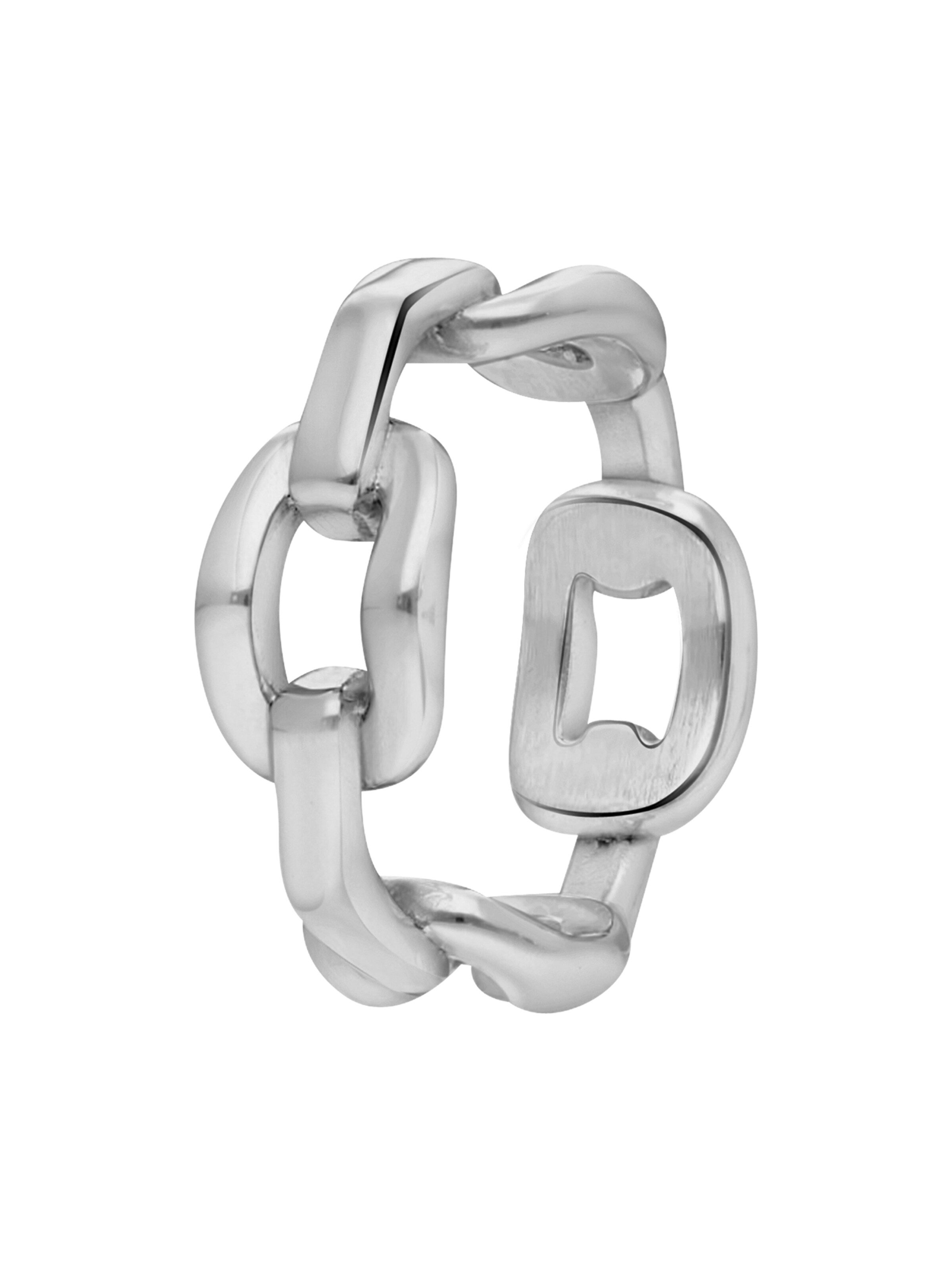 Lucardi Ring in Silber: Vorderseite