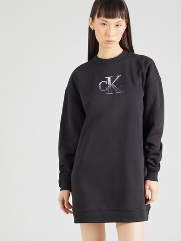 Calvin Klein Jeans Dress in Black: front