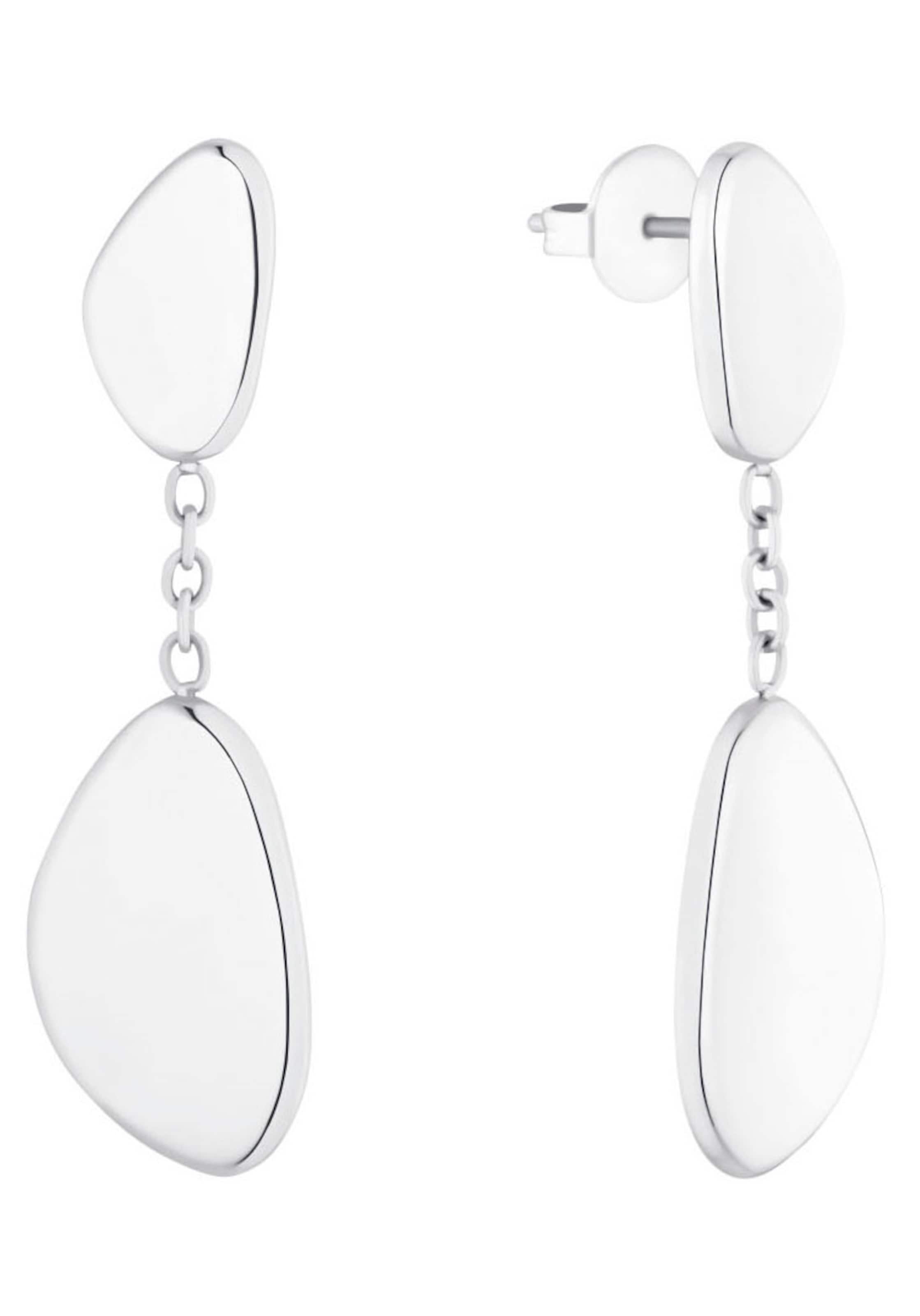 s.Oliver Ohrringe in Weiß: Vorderseite
