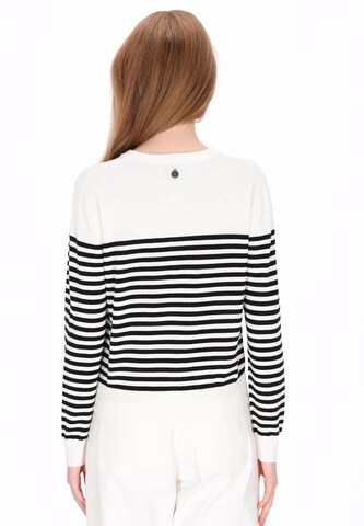 DreiMaster Maritim - Cárdigan en blanco