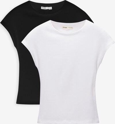 Pull&Bear Shirts i sort / hvid, Produktvisning