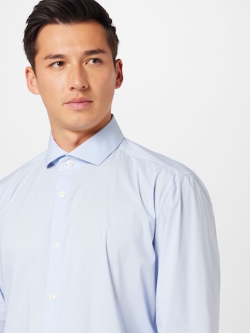 DRYKORN Comfort fit Button Up Shirt 'JEDDA' in Blue