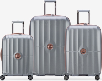 Delsey Paris Suitcase Set in Silver: front