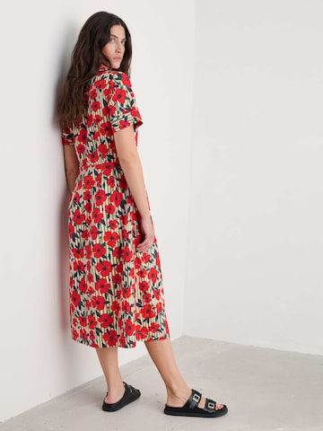 Robe-chemise 'Birch Glade' Seasalt Cornwall en rouge