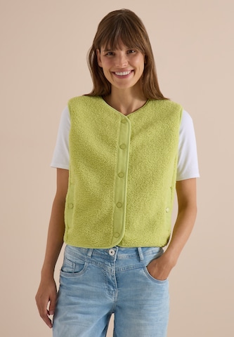 CECIL Vest in Green: front
