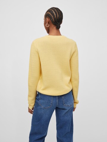 VILA Sweater 'VIChassa' in Yellow