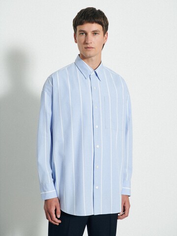 SEIDENSTICKER Comfort fit Button Up Shirt in Blue: front