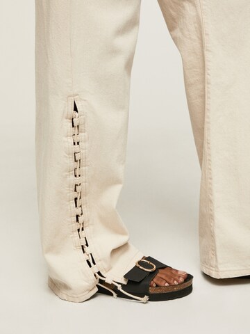 Pepe Jeans Loosefit Παντελόνι 'LACE' σε μπεζ