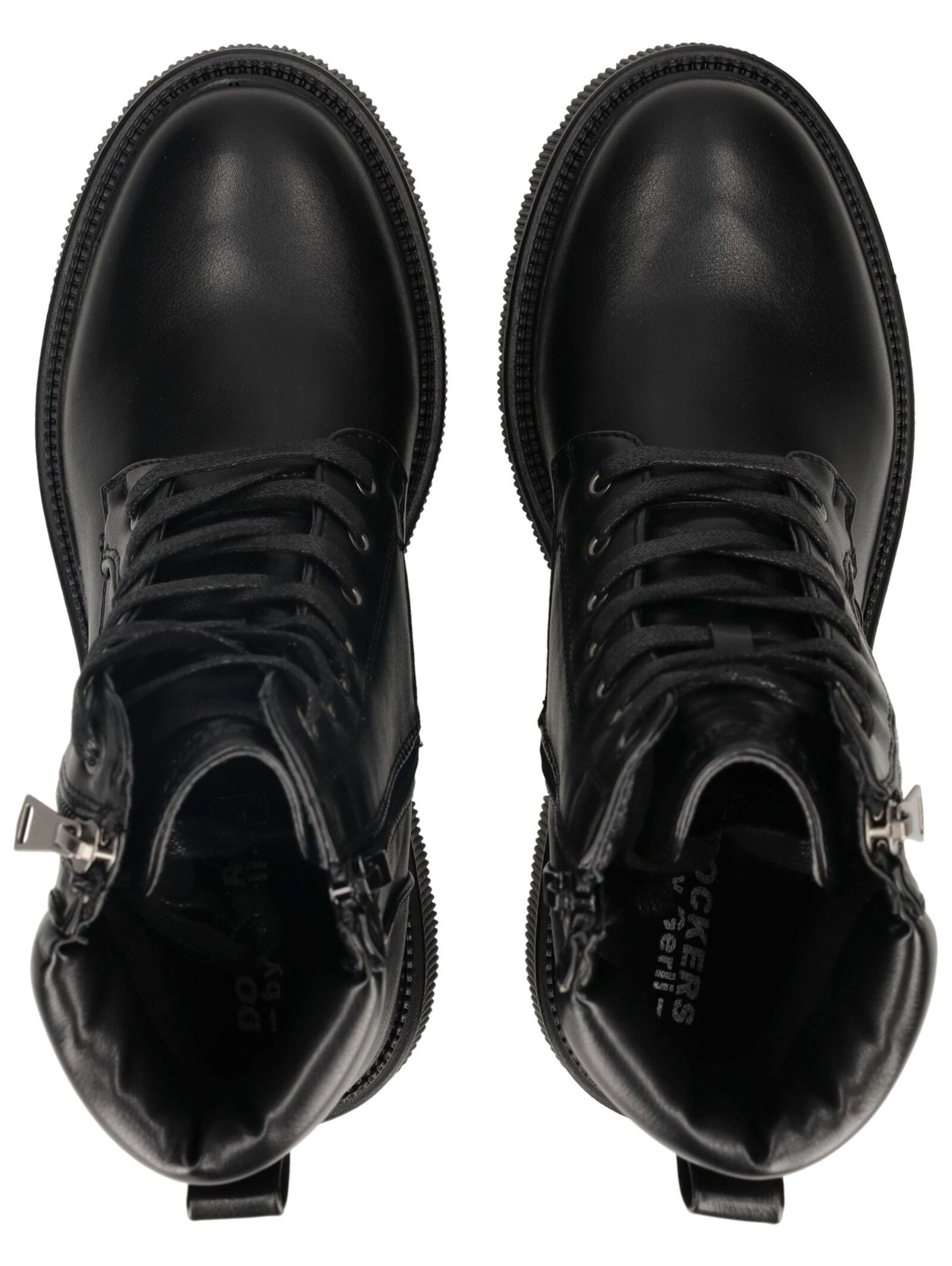 Dockers by Gerli Schnürstiefelette in Schwarz