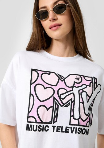 QS T-Shirt in Weiß