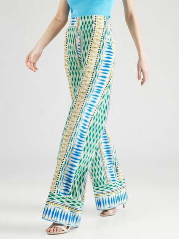 Wide leg Pantaloni 'JERRY' di Suncoo in verde: frontale