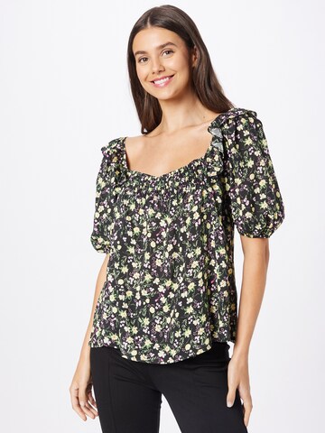 Wallis - Blusa em preto: frente