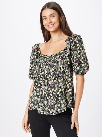 Wallis - Blusa em preto: frente